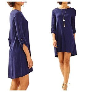 Lilly Pulitzer Navy Surf Crest Swing Dress XS